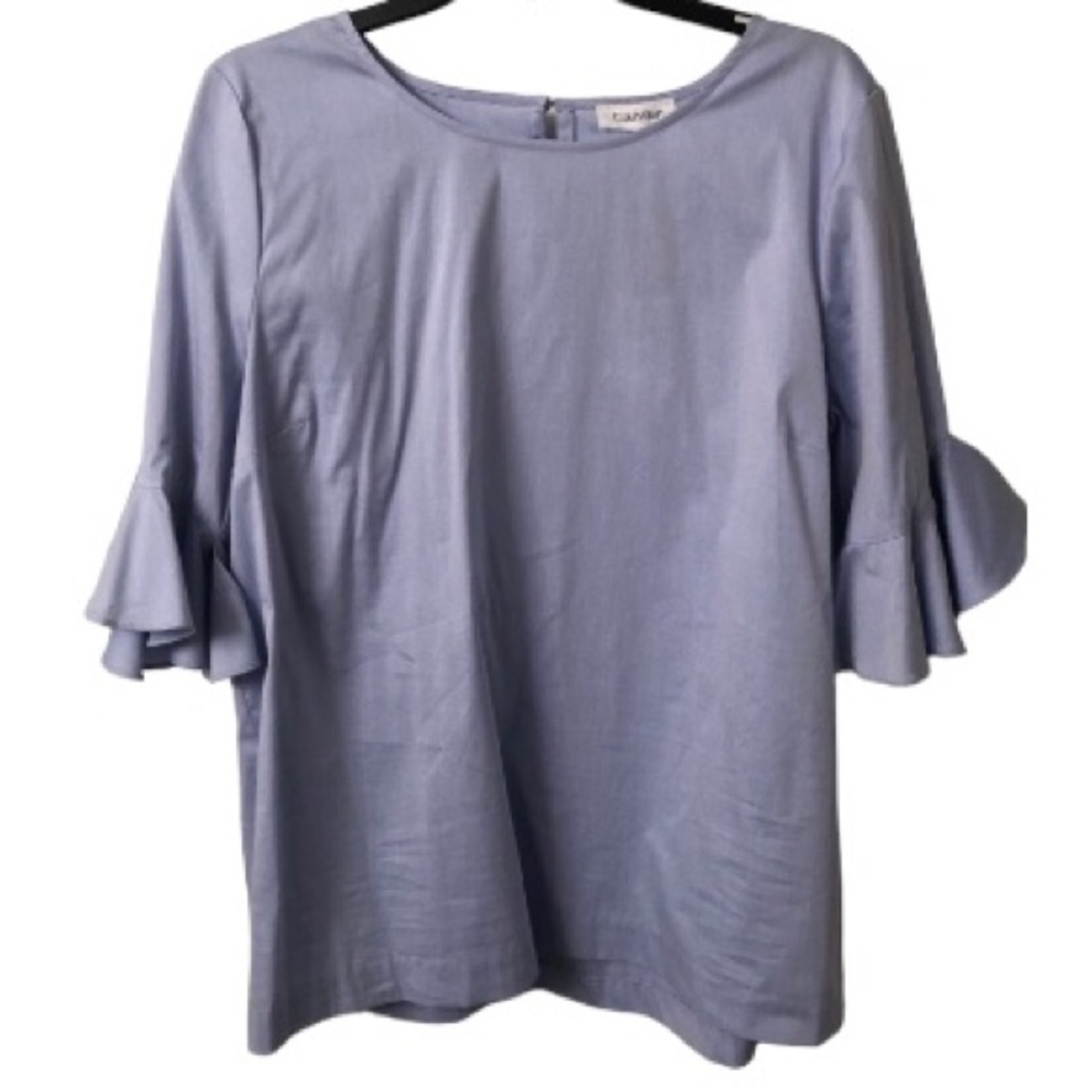 PRICE CUT Calvin Klein Modern Essentials Ruffle Sleeve Blouse